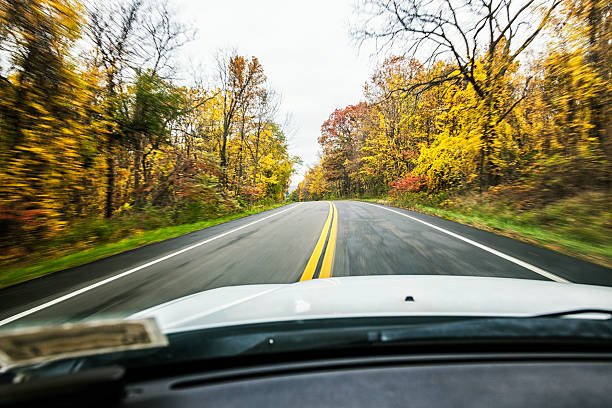 View from windshield